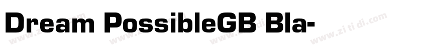 Dream PossibleGB Bla字体转换